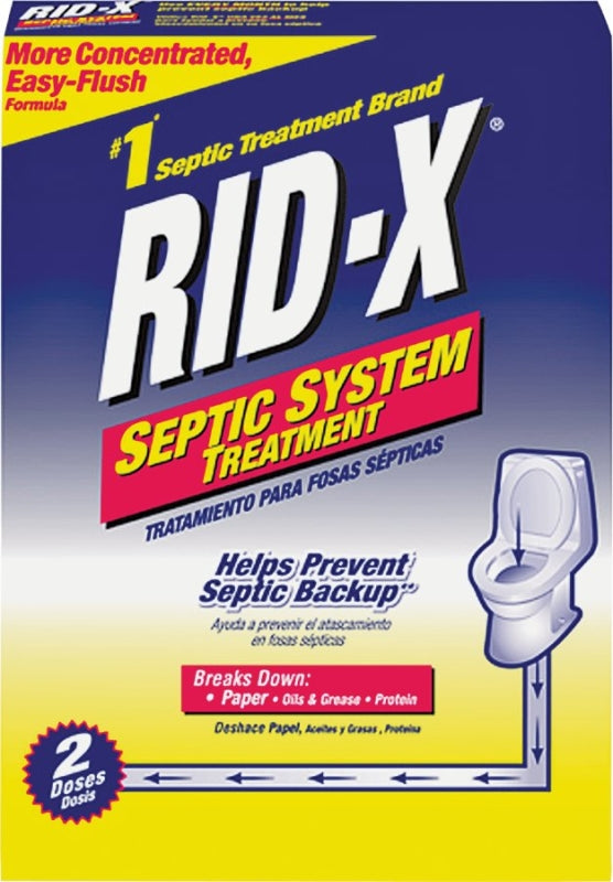 Rid-X Septic Tank System Treatment Powder, 19.6 Ounce