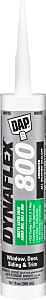 DAP 80800 Dynaflex 800 Polymer Sealant, 10.1 Oz, Cartridge, Paste, 13x6x8, White, 10 Ounces