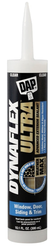 DAP Dynaflex Ultra Advanced Exterior Sealant, Clear, 10.1 Oz (7079818212)