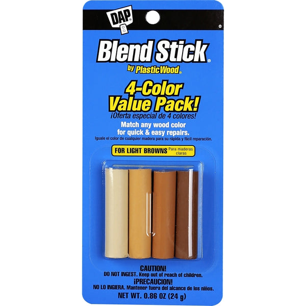 DAP Blend Sticks by Plastic Wood: 0.86 oz (Light Browns) 7079804101