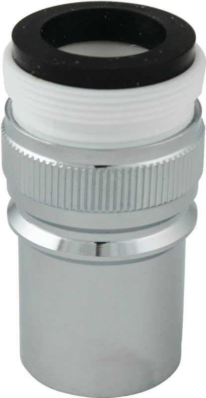 Plumb Pak PP800-11LF Faucet Aerator, 55/64-27 Id X 15/16 in Od, Chrome Plated, Brass