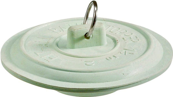 Plumb Pak PP820-4 Tub Stopper White Rub 1-1/2-2, No Size