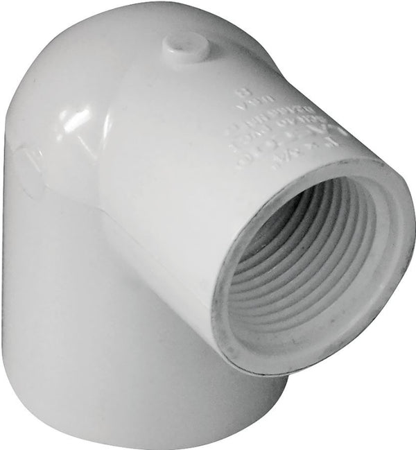 LASCO Fittings 407-131 1" x 0.75" Sch40 Reducing 90 Degrees Elbow Slip x FPT 407131BC