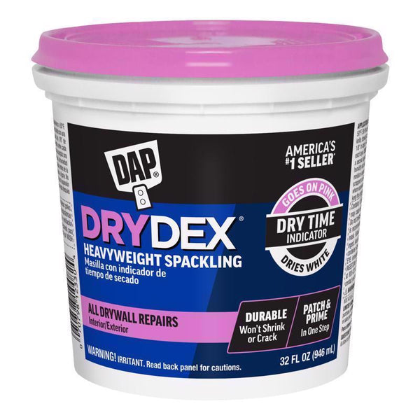 1 qt Dap 12330 DryDex Interior/Exterior Spackling 7079812330