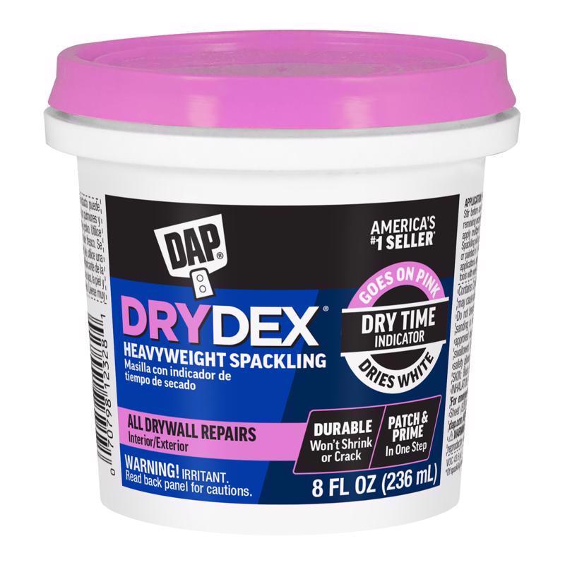 Dap 12328 DryDex Spackling Interior/Exterior, 1/2-Pint