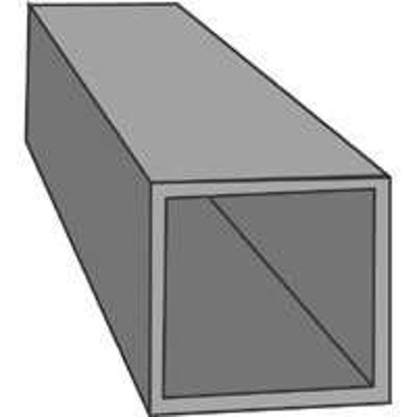 K & S PRECISION METALS 8153 3/16x12 SQ BRS Tube, Pack of 1