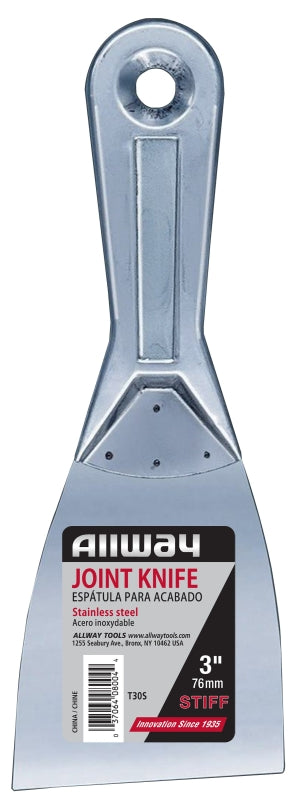 Allway Tools 3-Inch Stiff Steel Metal Wall Scraper