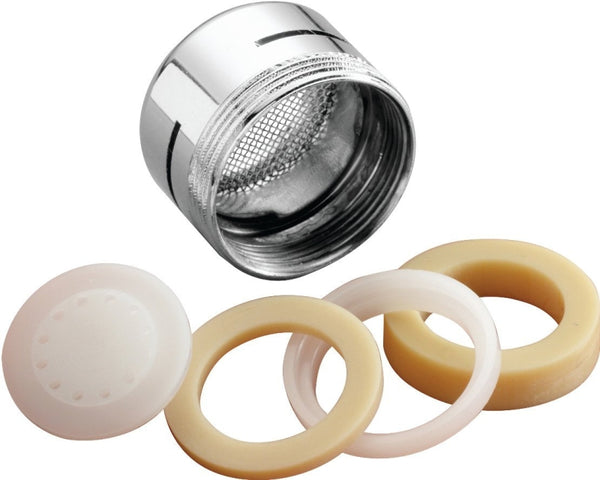 Plumb Pak PP800-1 PlumPak Dual Threaded Slotted Faucet Aerator, Male X 15/16-27 Female, No Size, Chrome