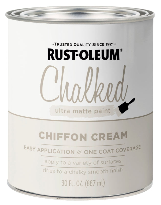 Rust-Oleum Chalked All-in-One Ultra Matte Chiffon Cream Spray Paint