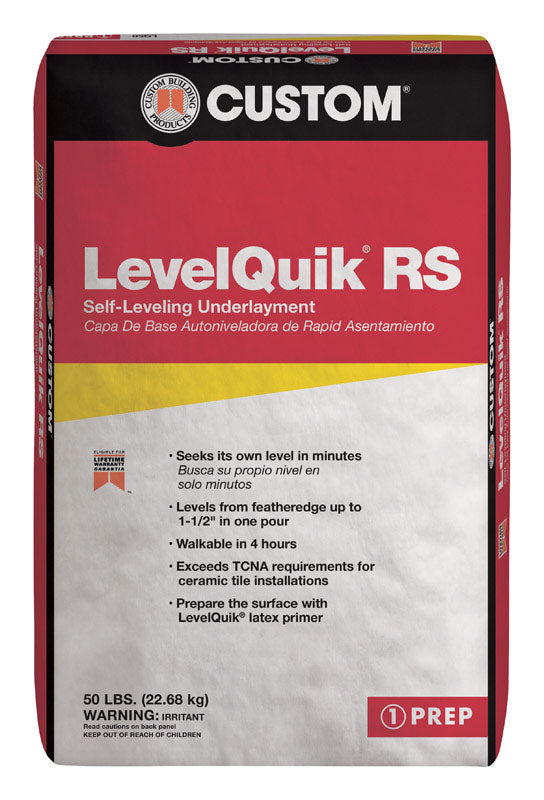 CUSTOM BLDG PRODUCTS 21018 Floor-Leveling-compounds, Gray LQ50