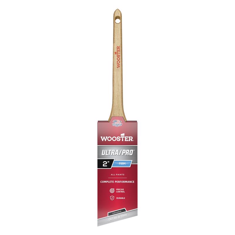 Wooster Brush 4181-2 Ultra/Pro Firm Willow Thin Angle Sash Paintbrush, 2-Inch