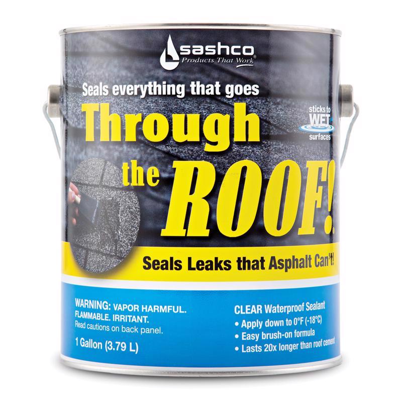 Sashco 14004 Gallon Clear Roof Sealant