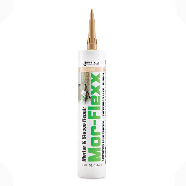 Sashco Mor-Flexx Textured Caulk, Beige, 10.5 oz (Pack of 1) 15010