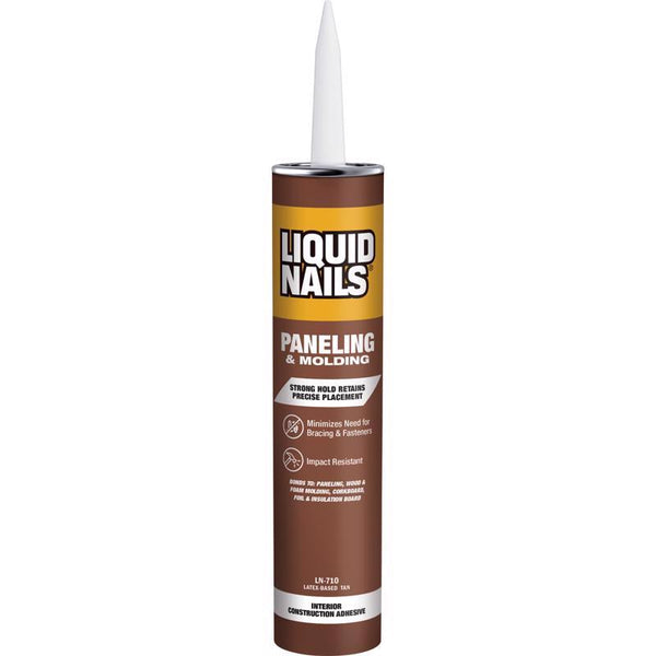 LN710 Liquid Nails Paneling & Molding Adhesive, 10oz, White