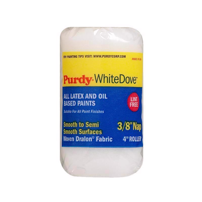 Purdy 140786104 White Dove High Density Woven Covers 3/8" Nap Mini Roller, One Size, Multi