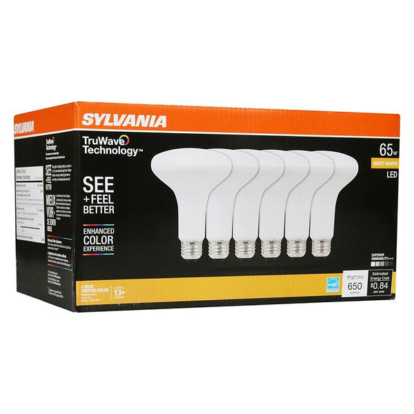Sylvania 41328 - LED7BR30DIM927TLRP6 24/CS 6/SKU BR30 Flood LED Light Bulb
