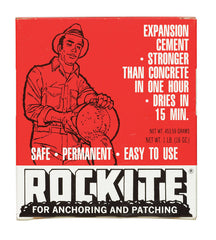 Rockite 10001 Anchoring Cement, 1 lb, Gray