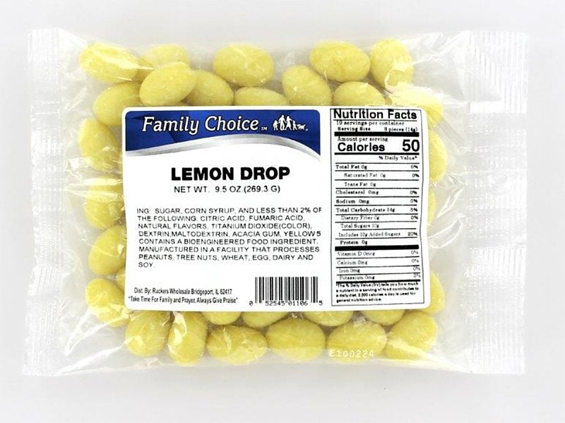 Rucker's Candy Mens Lemon Drops