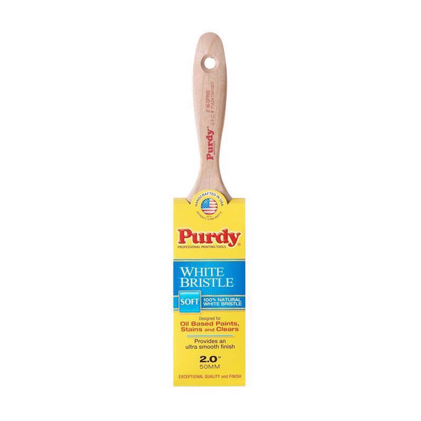 Purdy DB777421 144380420 White Bristle Series Sprig Flat Trim Paint Brush, 2 inch 145380420