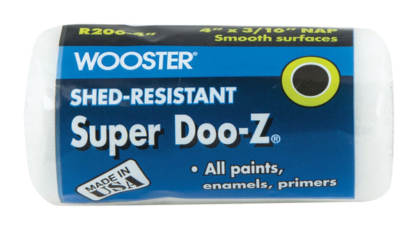 Wooster Brush R206-4 Paint Roller Cover, 4 Inch, White