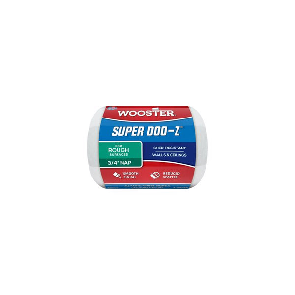 Wooster Brush R203-4 Super Doo-Z Roller Cover 3/4-Inch Nap, 4-Inch