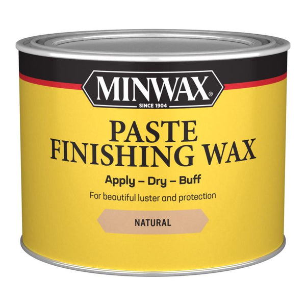 1 lb Minwax 78500 Natural Paste Finishing Wax Protective Finish 785004444