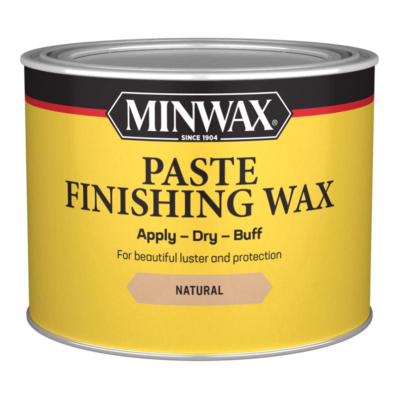 1 lb Minwax 78500 Natural Paste Finishing Wax Protective Finish