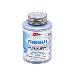 RectorSeal Tru-Blu 31631 Pipe Thread Sealant, Fast-Dry, PTFE Enriched, Plumbing, Designed for high Vibration environments and Thermal Expansion/Contraction, 1/4 Pint