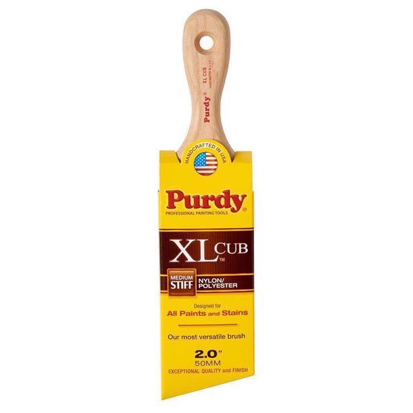 2" Purdy 144153320 XL Cub Angled Sash Paint Brush, Tynex Orel