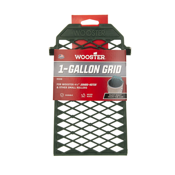 Wooster Brush R008 Snap Screen Bucket Grid, 1 Gal, 9 in L X 5 in W, Polypropylene, 1 Gallon, Black,White,ETC
