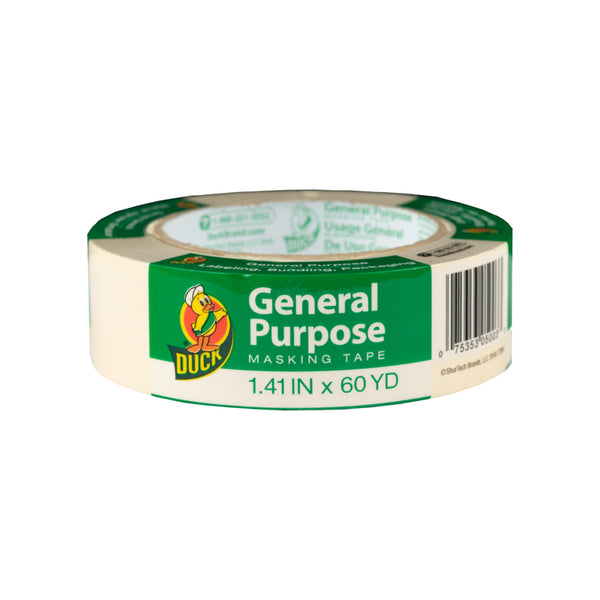 Shurtech Brands LLC Duck General Use Masking Tape 1.41" X 60 Yard 286503