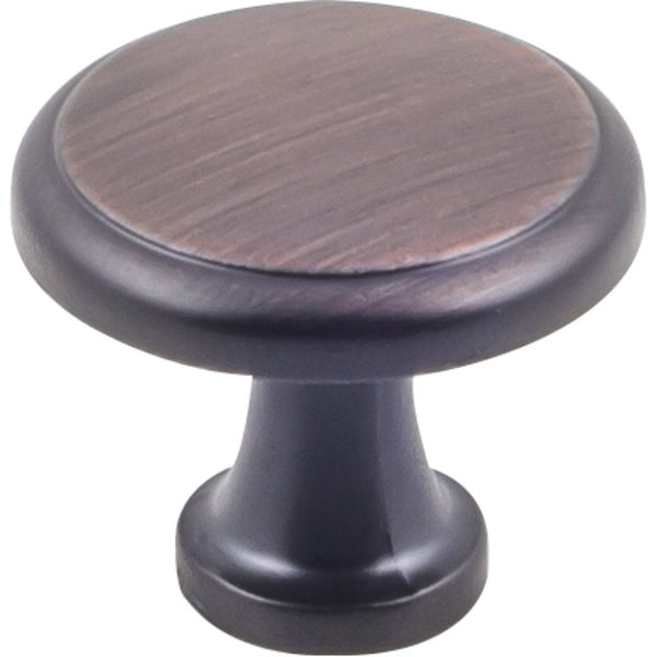 Hardware Resources Round Knob with Step, Oil Rubbed Bronze - 10 Pack K997BORB-10