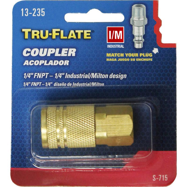 Plews / Edelmann Tru-Flate 13-235 1/4" Female NPT Coupler TRFL13235