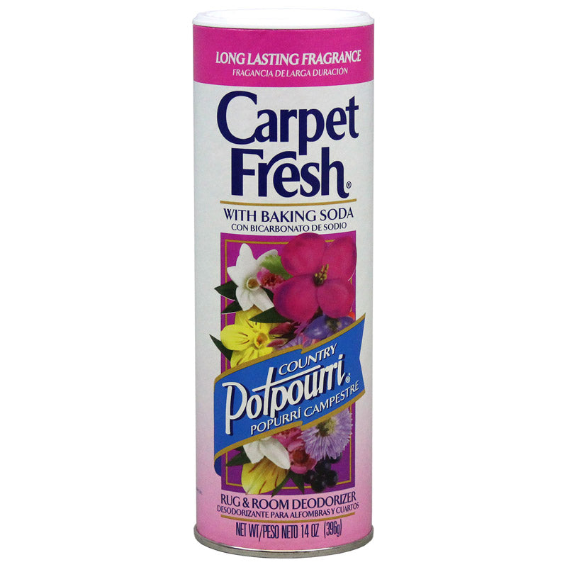 Carpet Fresh Rug & Room Deodorizer with Baking Soda, Country Potpourri 14 oz (396 g)