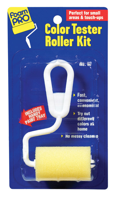 Foampro Mfg. 98 Color Tester Roller Kit, 3 inches