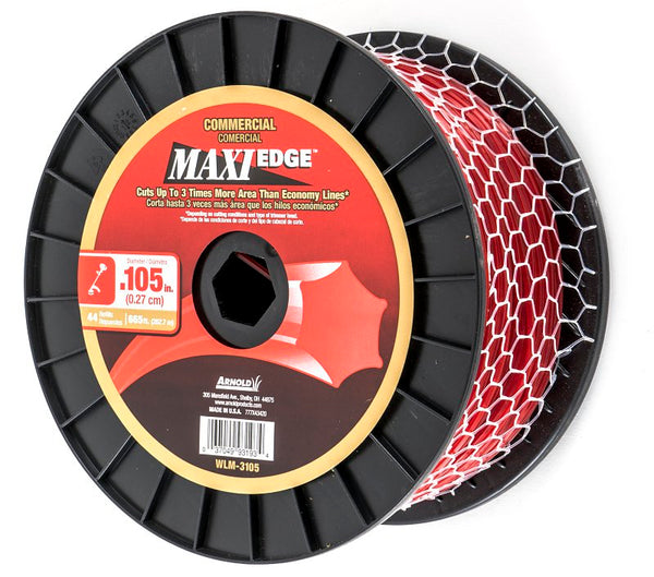 Arnold Maxi-Edge .105-Inch x 665-Foot Commercial Grade String Trimmer Line WLM-3105