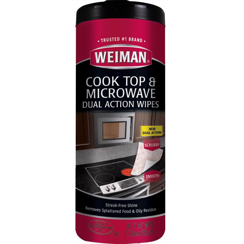 Weiman Cooktop & Microwave Cleaning Wipes - 30 Count