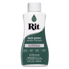 RIT 88359 Dark Green Liquid Fabric Dye, 8 oz