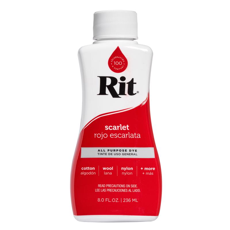 Rit 88050 8 Oz Scarlet Liquid Dye