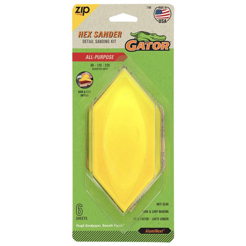 Gator Finishing 7186 Zip Sander Project Pack