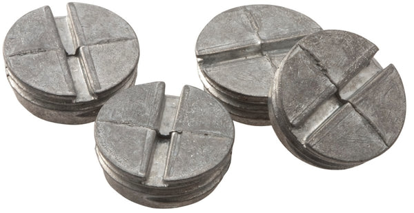 Hubbell-Bell Lampholder Closure Plugs Gray 5269-5