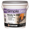 Custom Building Products Simplegrout Pre-Mixed Grout White 1 Gl PMG3811-2