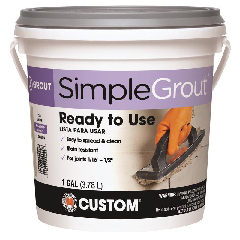 Simplegrout Pre-Mixed Grout White 1 Gl