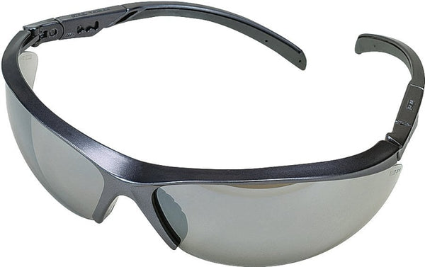Safety Works 10083067 Essential Adjustable Safety Glasses, Silver Mirror