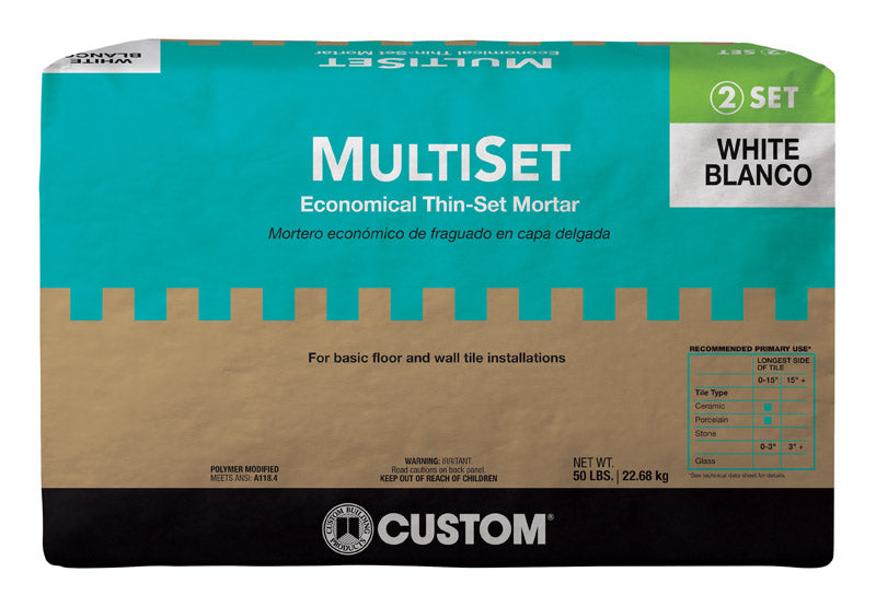 CUSTOM BLDG PRODUCTS MSMW50 50-Pound Thin Set Mortar