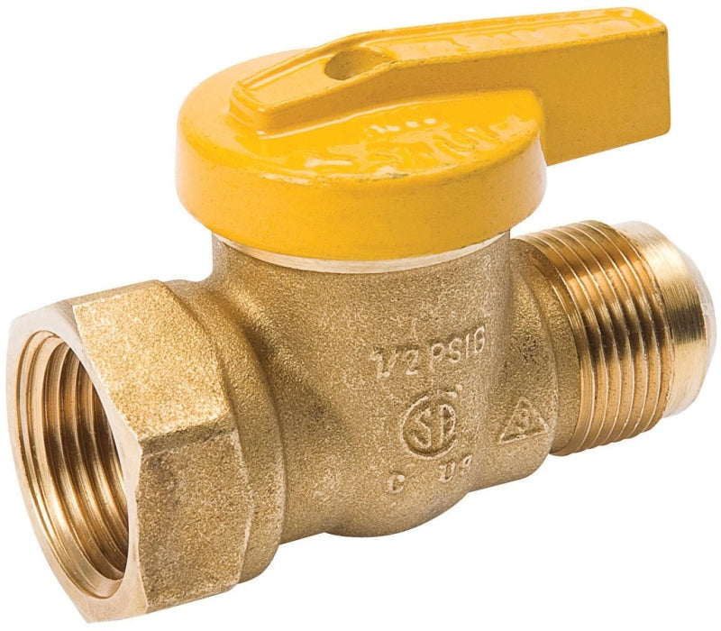 BK Products Brass Threaded Gas Ball Valve
