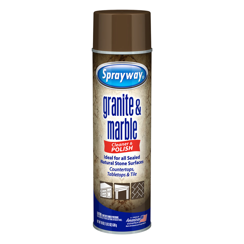 Sprayway SW702R Aerosol Granite & Marble Spray, 19 oz