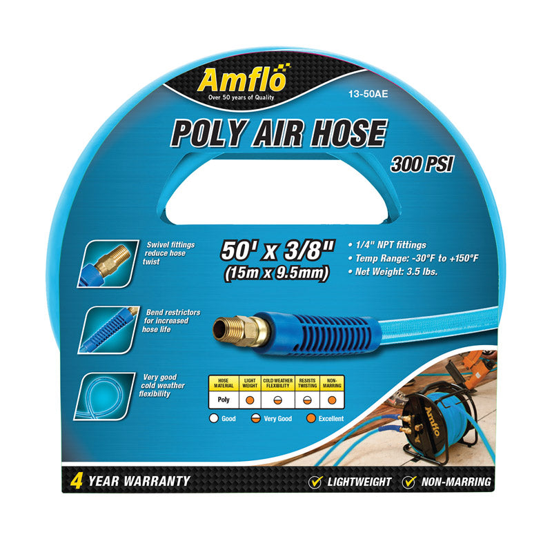 Amflo 13-50AE 3/8'' x 50' Poly Air Hose