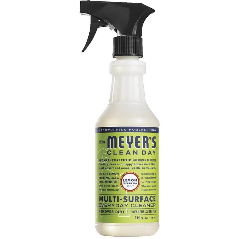 Mrs. Meyers Clean Day Multi-Surface Spray, Lemon Verbena 16 oz (Pack of 6)