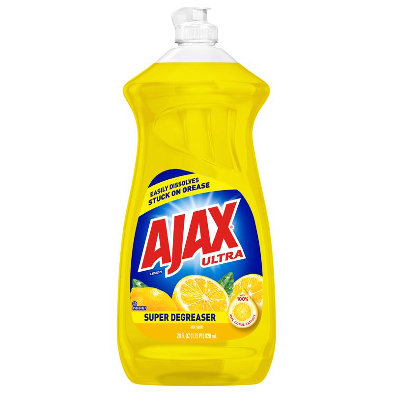 Ajax 1170123 Super Degreaser Dish Soap Liquid Lemon Scent (44673)